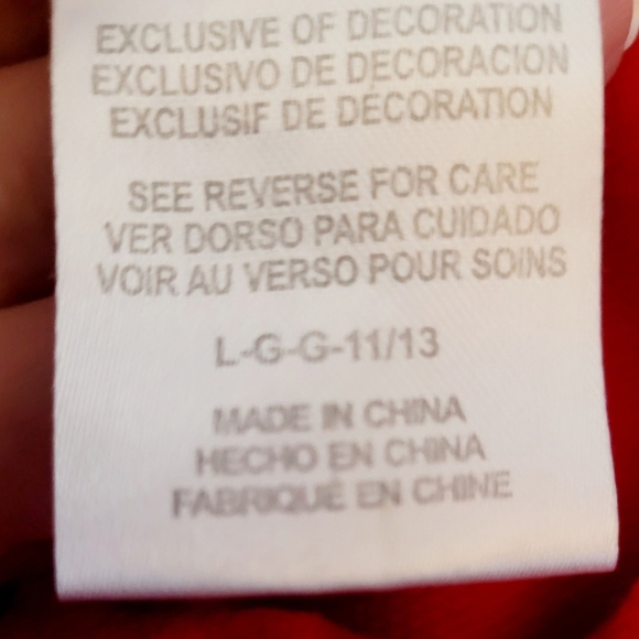 NFL TEENS Kansas City Chiefs Flannel Button Down Shirt 100% Cotton Size L 11/13 - Picture 6 of 10